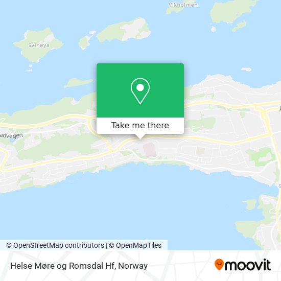 Helse Møre og Romsdal Hf map