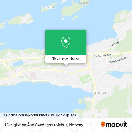 Menigheten Åse Søndagsskolehus map