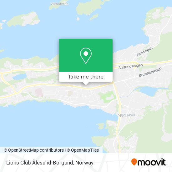 Lions Club Ålesund-Borgund map