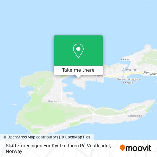 Støtteforeningen For Kystkulturen På Vestlandet map