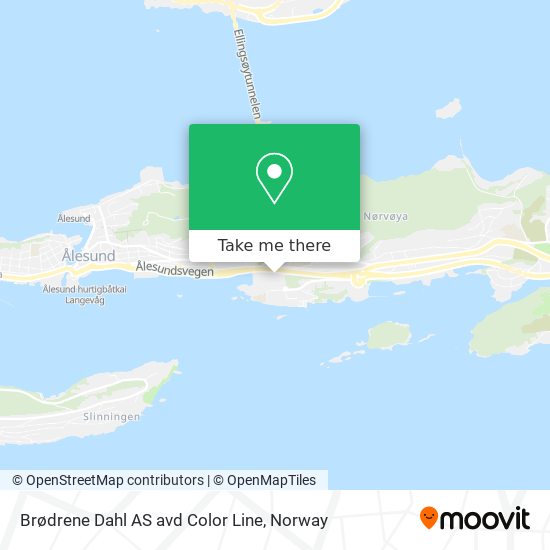 Brødrene Dahl AS avd Color Line map