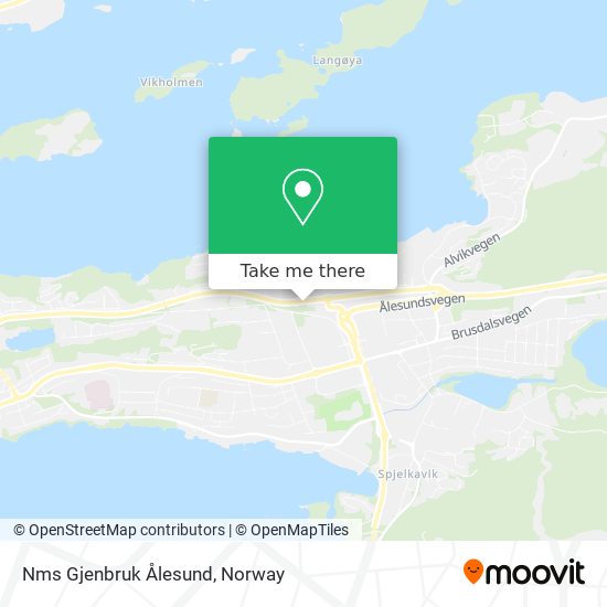 Nms Gjenbruk Ålesund map