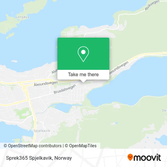Sprek365 Spjelkavik map