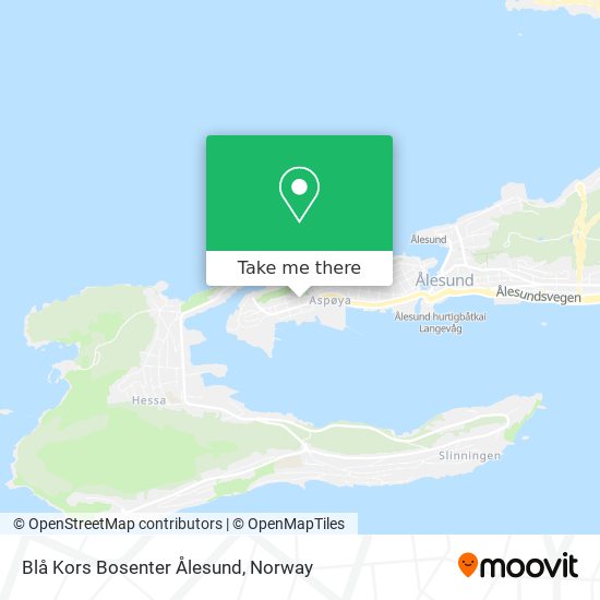 Blå Kors Bosenter Ålesund map