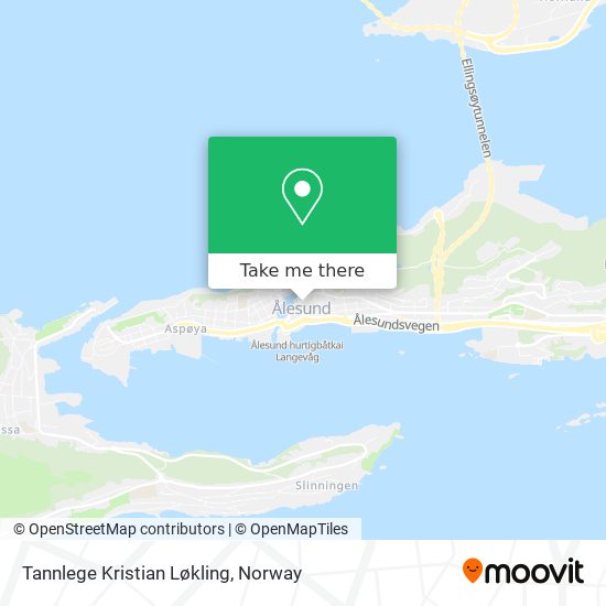 Tannlege Kristian Løkling map