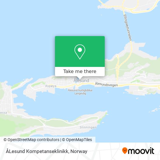 ÅLesund Kompetanseklinikk map