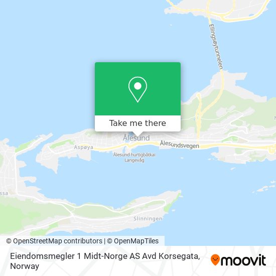 Eiendomsmegler 1 Midt-Norge AS Avd Korsegata map