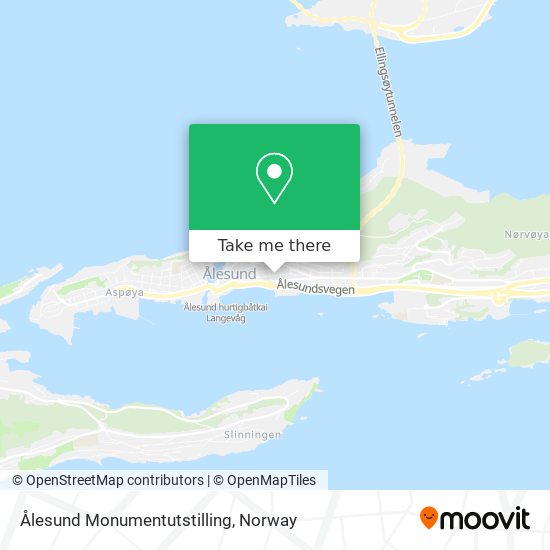 Ålesund Monumentutstilling map