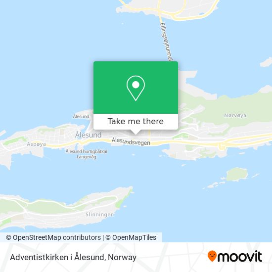 Adventistkirken i Ålesund map