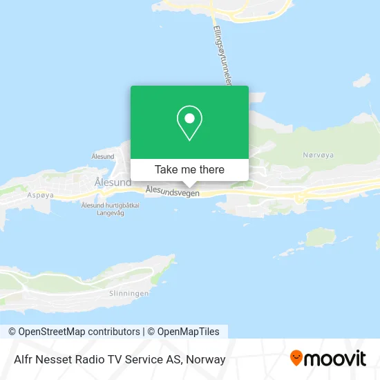 Alfr Nesset Radio TV Service AS map