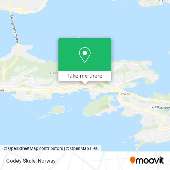 Godøy Skule map