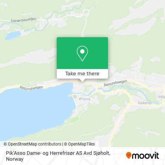 Pik'Asso Dame- og Herrefrisør AS Avd Sjøholt map