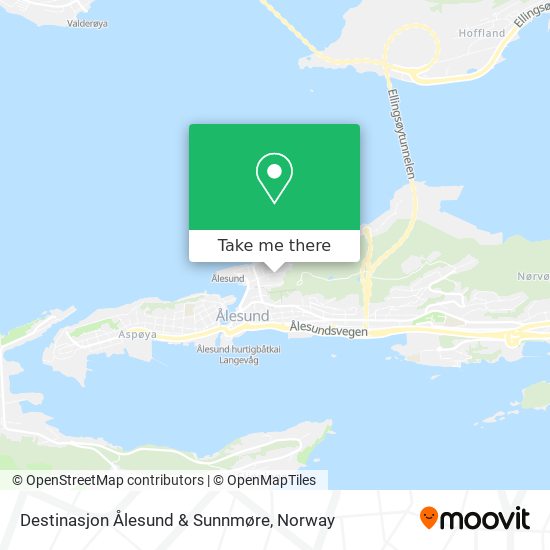 Destinasjon Ålesund & Sunnmøre map