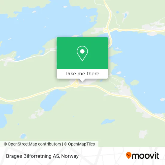 Brages Bilforretning AS map