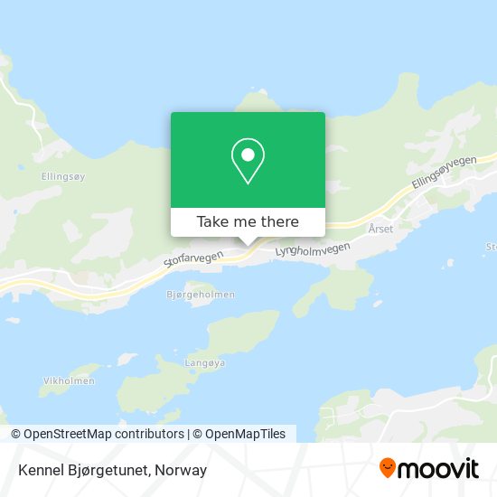 Kennel Bjørgetunet map