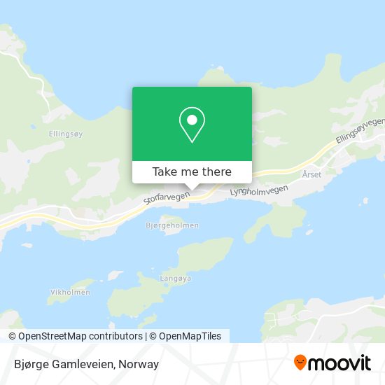 Bjørge Gamleveien map