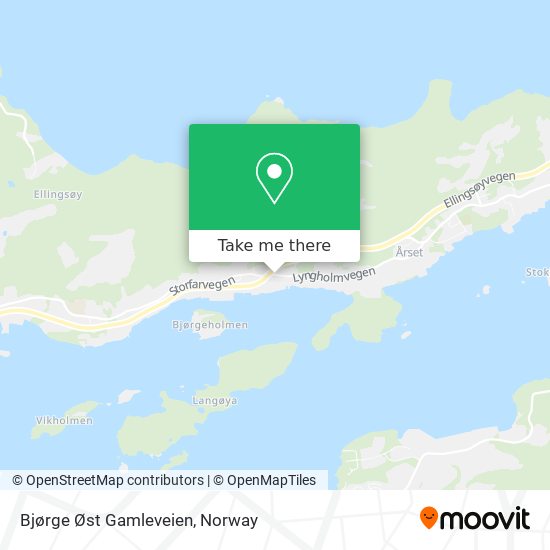 Bjørge Øst Gamleveien map