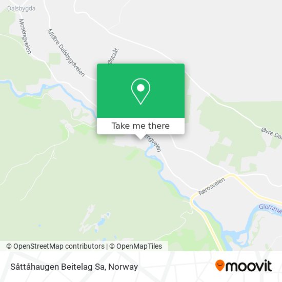 Såttåhaugen Beitelag Sa map