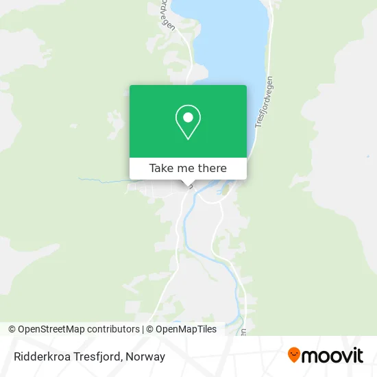 Ridderkroa Tresfjord map