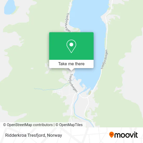 Ridderkroa Tresfjord map