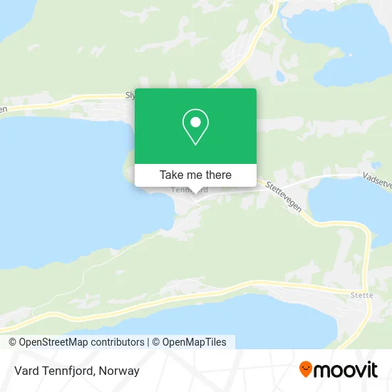 Vard Tennfjord map