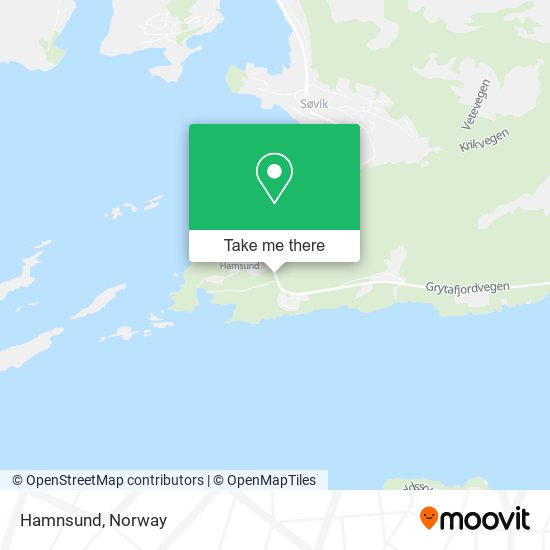 Hamnsund map