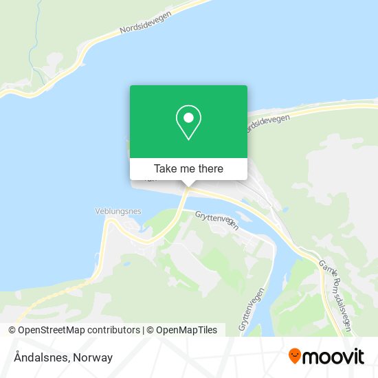 Åndalsnes map
