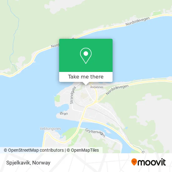 Spjelkavik map