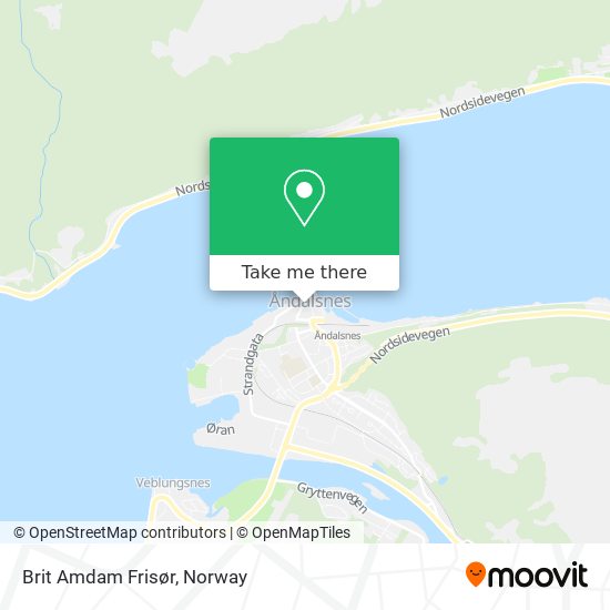 Brit Amdam Frisør map