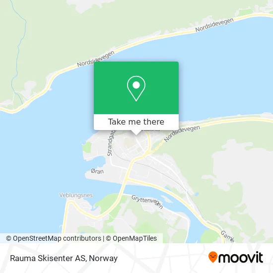 Rauma Skisenter AS map