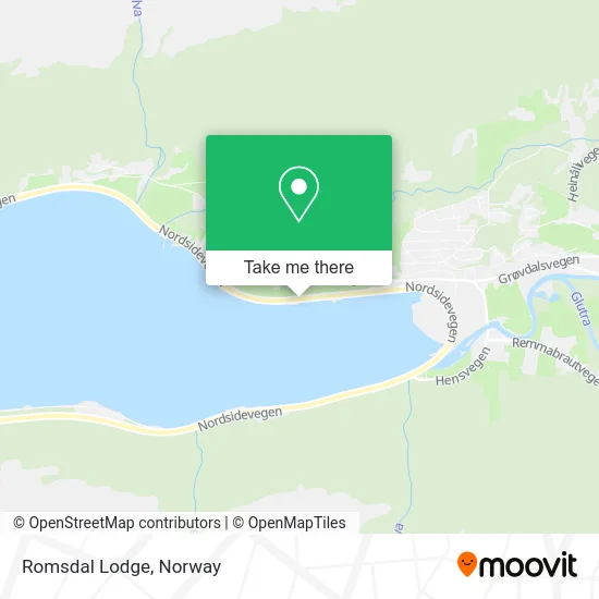 Romsdal Lodge map