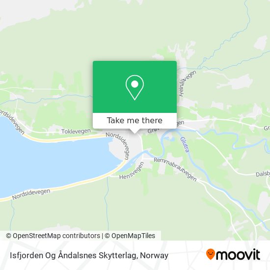 Isfjorden Og Åndalsnes Skytterlag map