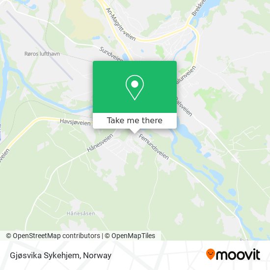 Gjøsvika Sykehjem map