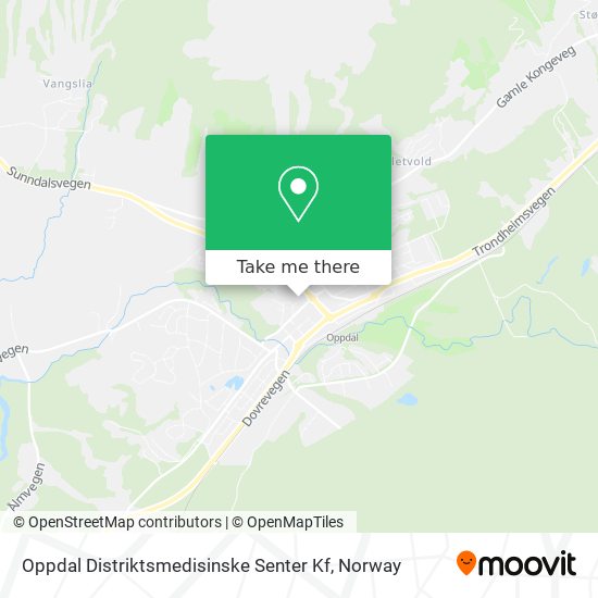 Oppdal Distriktsmedisinske Senter Kf map