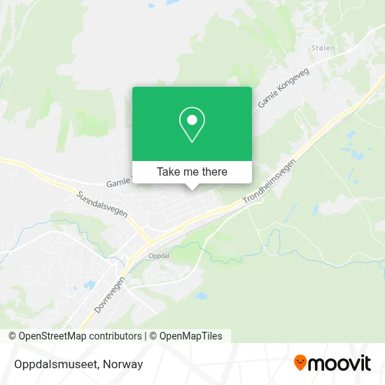 Oppdalsmuseet map