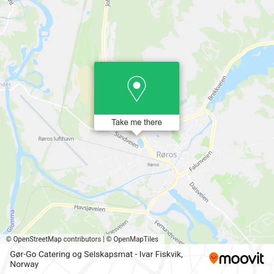 Gør-Go Catering og Selskapsmat - Ivar Fiskvik map