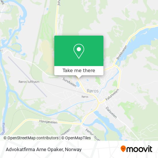 Advokatfirma Arne Opaker map