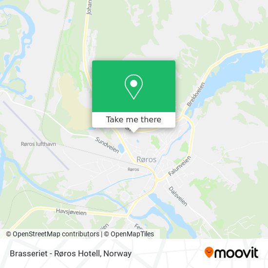 Brasseriet - Røros Hotell map