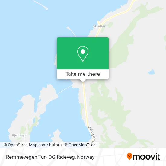 Remmevegen Tur- OG Rideveg map