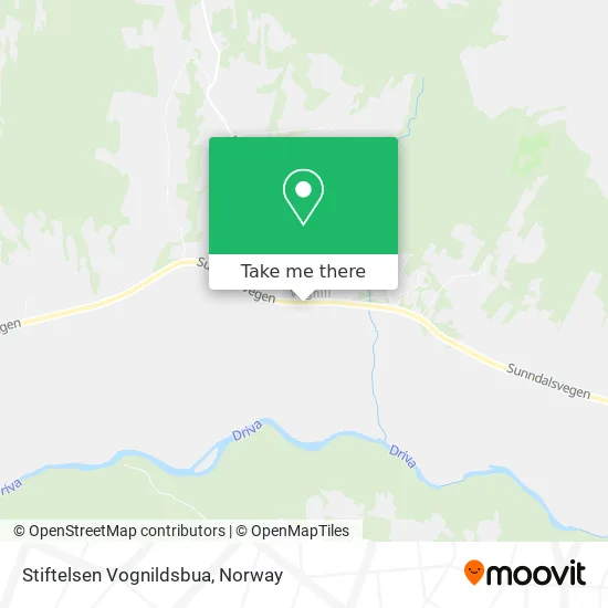 Stiftelsen Vognildsbua map