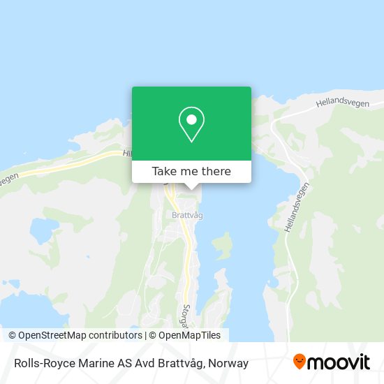 Rolls-Royce Marine AS Avd Brattvåg map