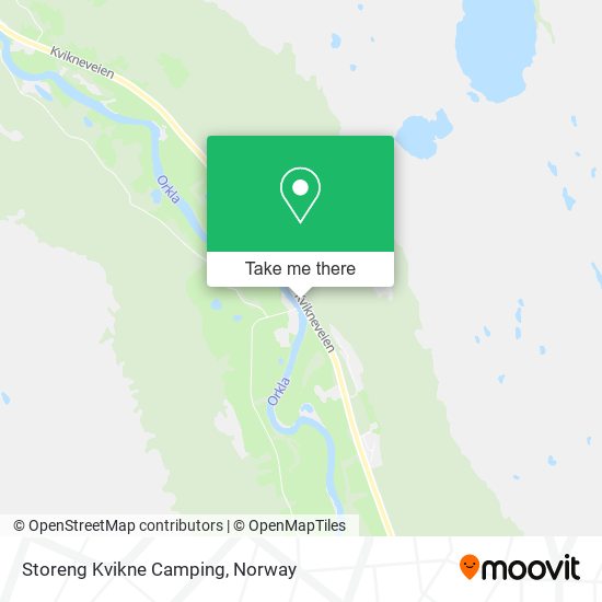 Storeng Kvikne Camping map