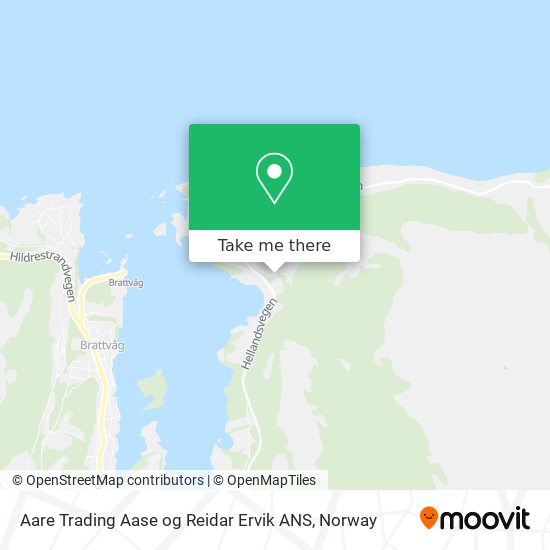 Aare Trading Aase og Reidar Ervik ANS map