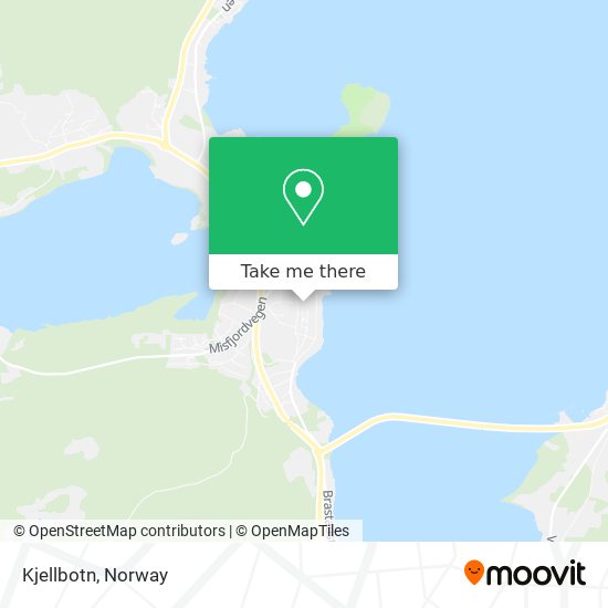 Kjellbotn map