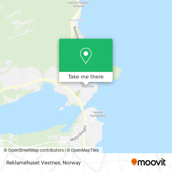 Reklamehuset Vestnes map