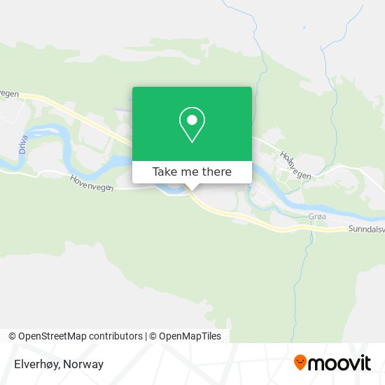 Elverhøy map