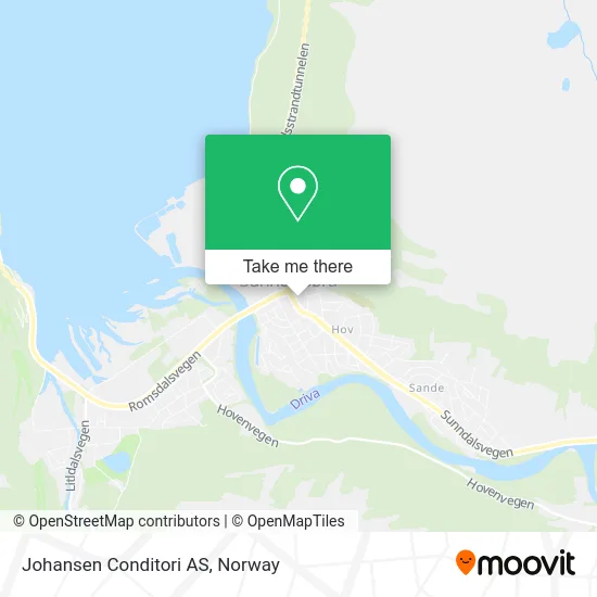 Johansen Conditori AS map