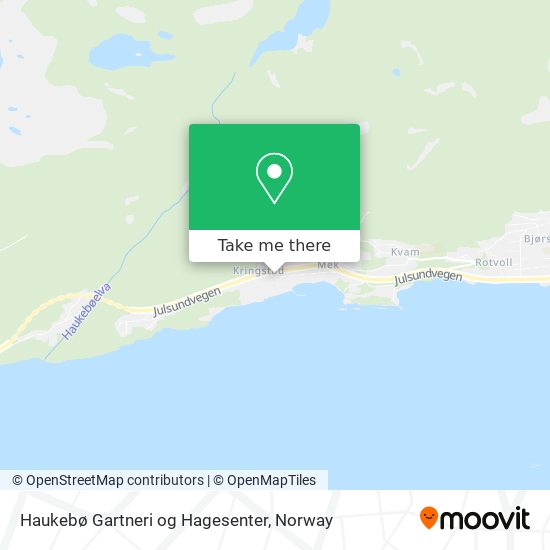 Haukebø Gartneri og Hagesenter map