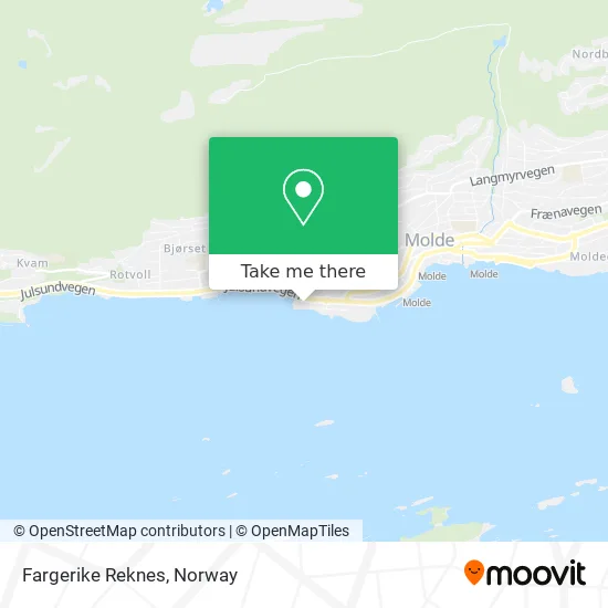 Fargerike Reknes map