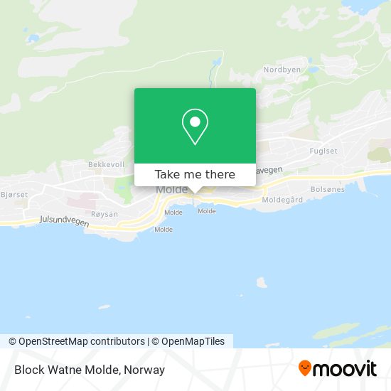 Block Watne Molde map